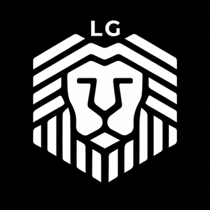 Lion Graphicz — design studio lion emblem, New York